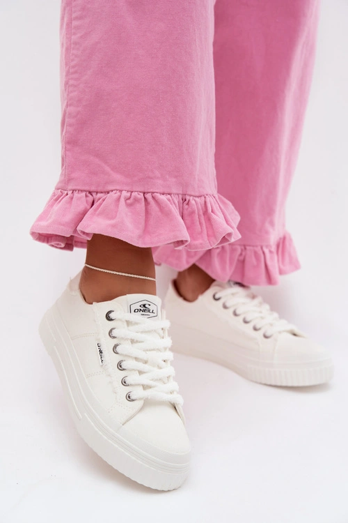 Trampki Damskie Na Platformie O`NEILL SPINNA C WOMEN LOW 90261009.02A Białe